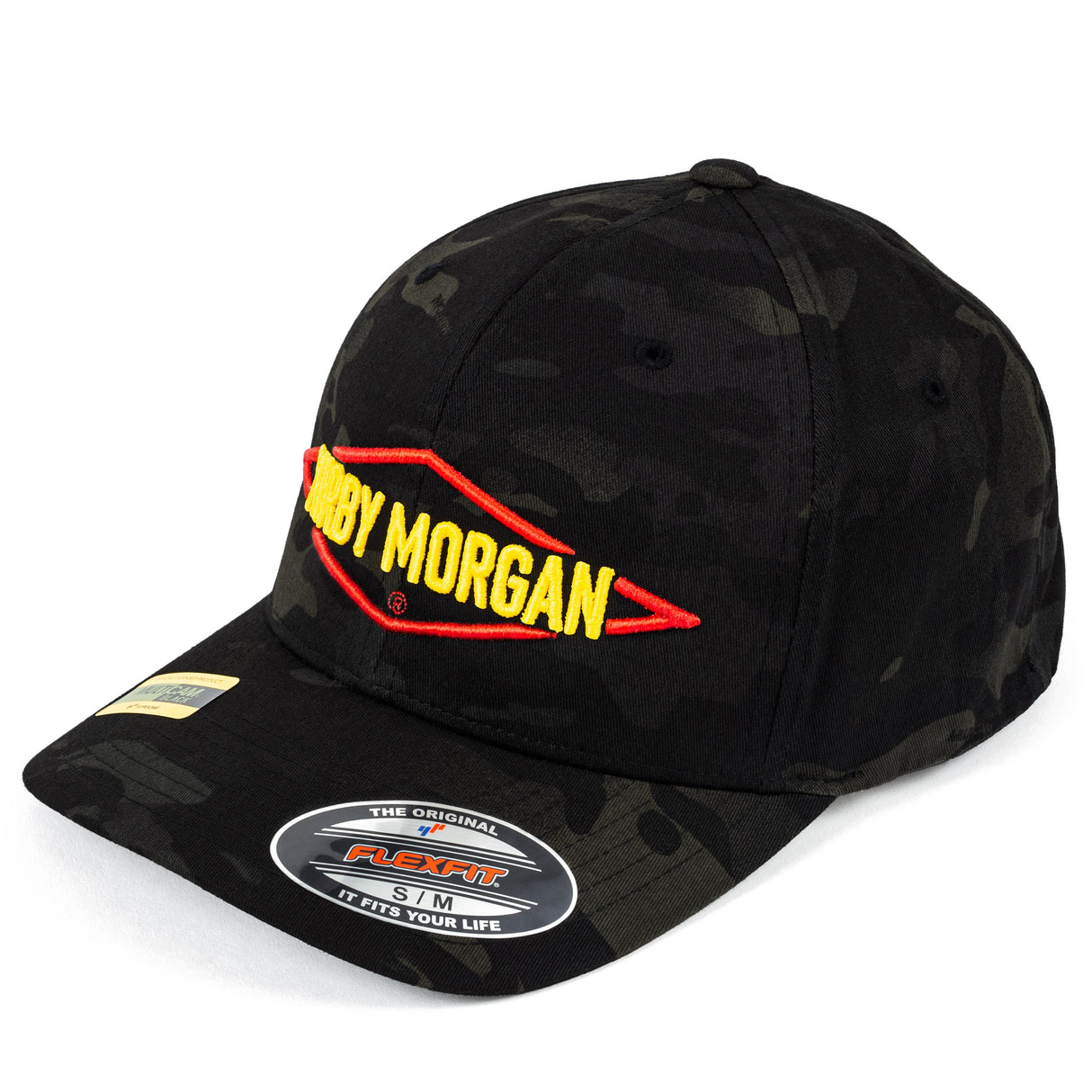 Black Camo 3D Embroidery Diamond FlexFit