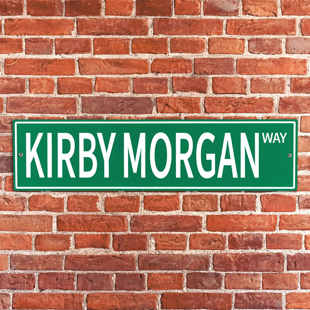 Kirby Morgan Way Street Sign