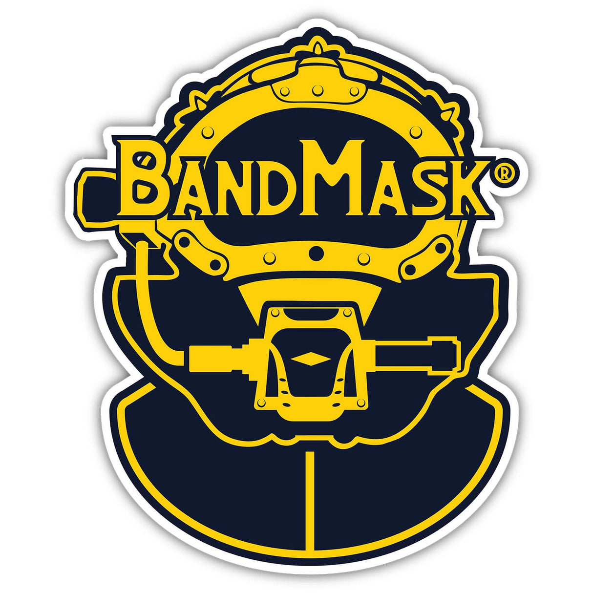BandMask® Die Cut Sticker