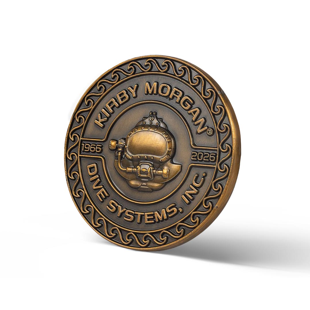 60th Anniversary Challenge Coin – Kirby Morgan Apparel