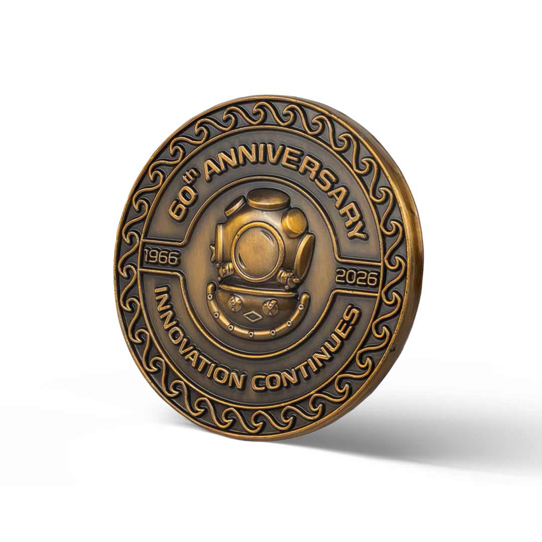 60th Anniversary Challenge Coin – Kirby Morgan Apparel