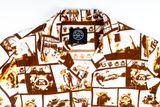 Sepia Working Diver Aloha Shirt