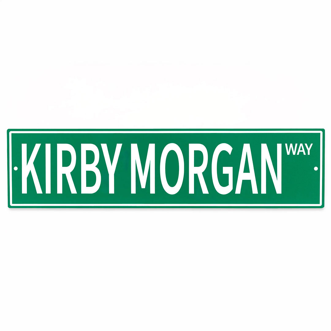 Kirby Morgan Way Street Sign