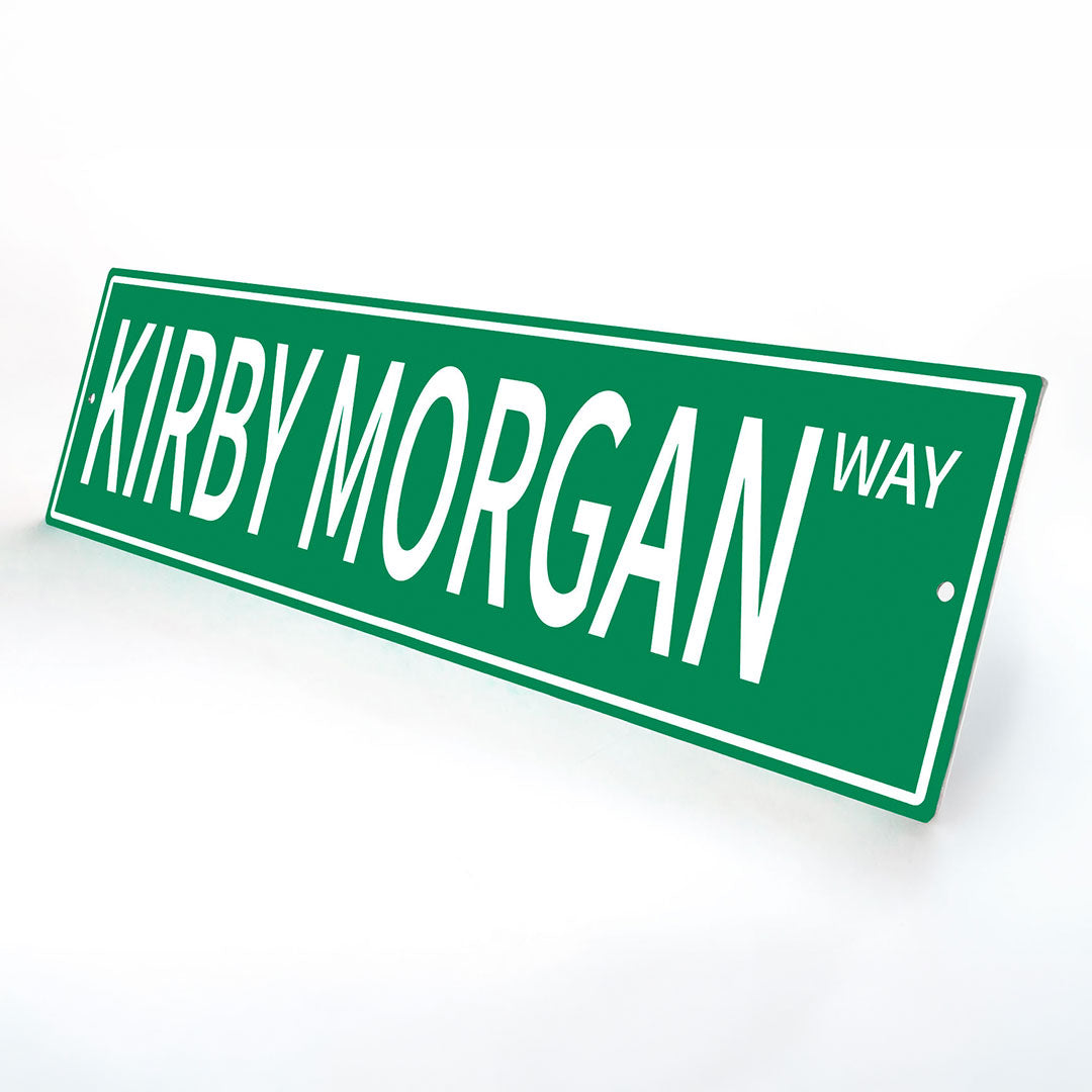 Kirby Morgan Way Street Sign
