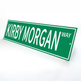 Kirby Morgan Way Street Sign