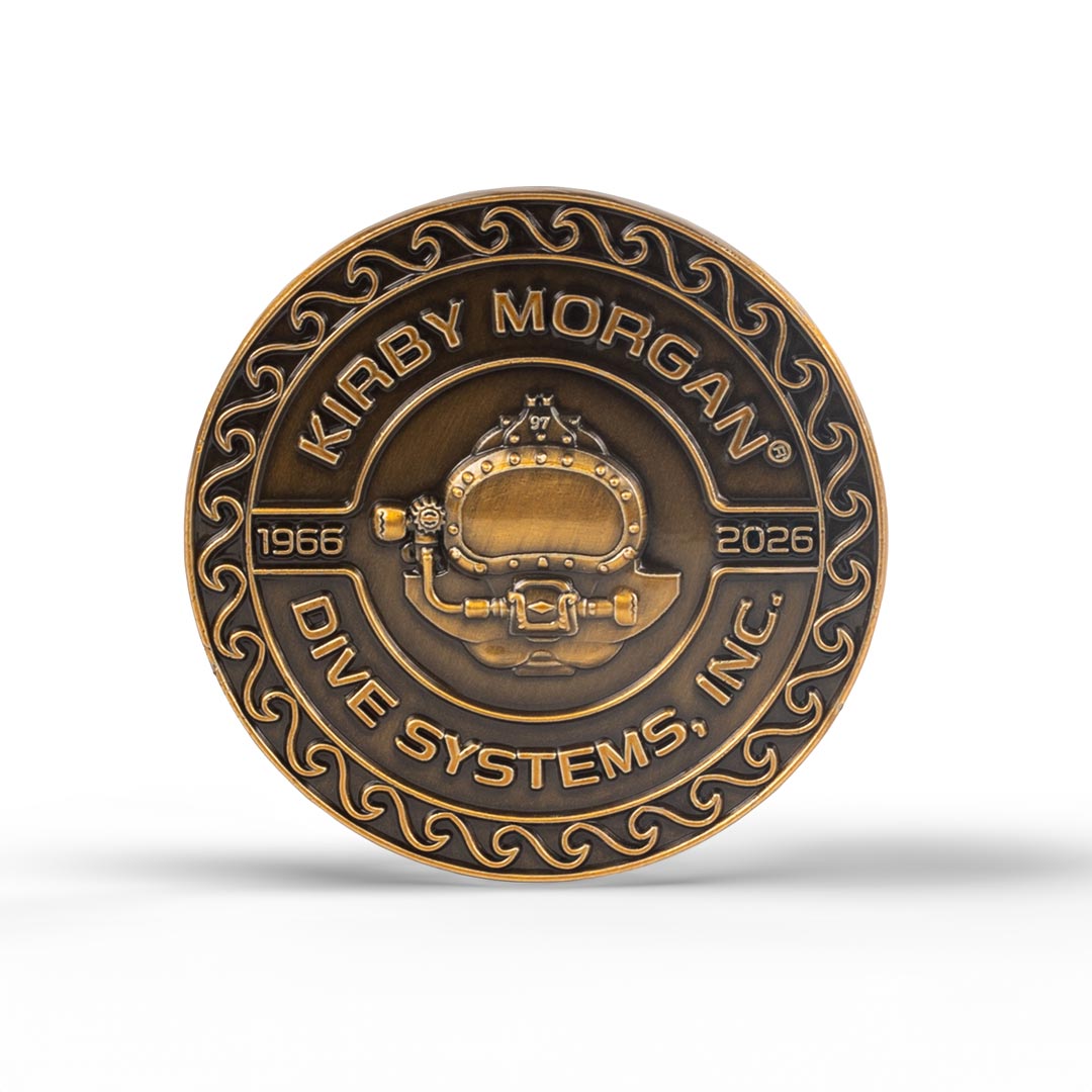 60th Anniversary Challenge Coin – Kirby Morgan Apparel