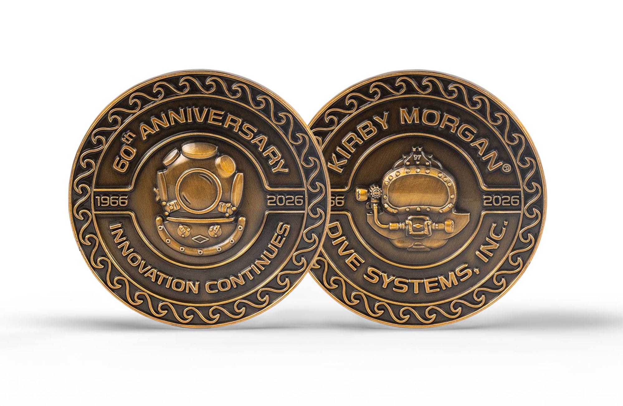 60th Anniversary Challenge Coin – Kirby Morgan Apparel