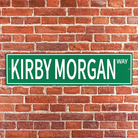 Kirby Morgan Way Street Sign